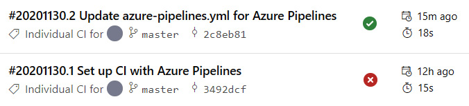 Figure 15.9 – Successful build pipeline execution 