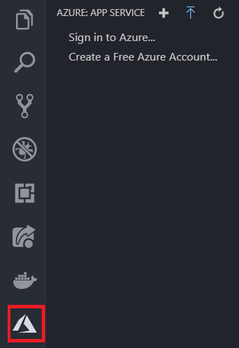 Figure 14.26 –  Azure App Service panel 