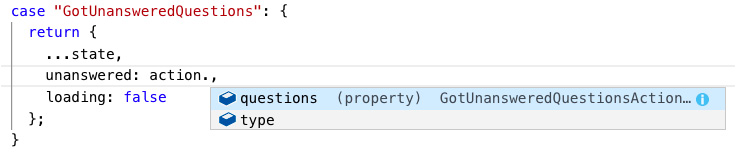 Figure 7.2 – Narrowed action type 