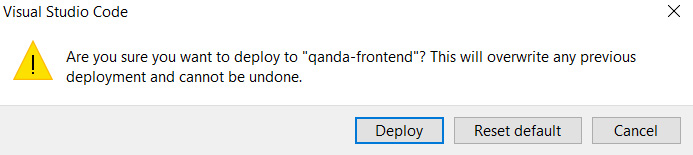 Figure 14.28 –  Deployment confirmation 