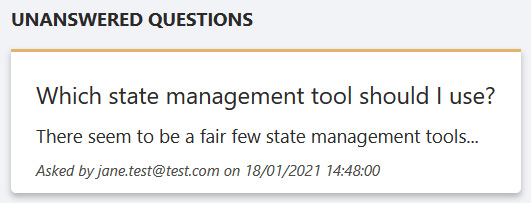 Figure 14.30 –  Q&A app running in production 