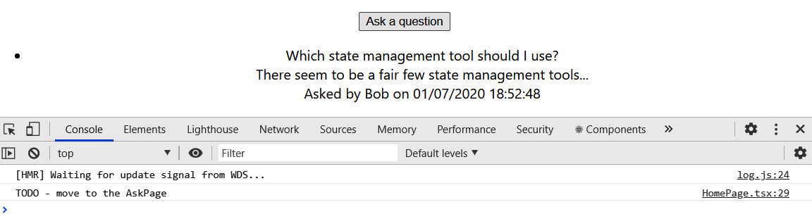 Figure 3.17 – Click event 