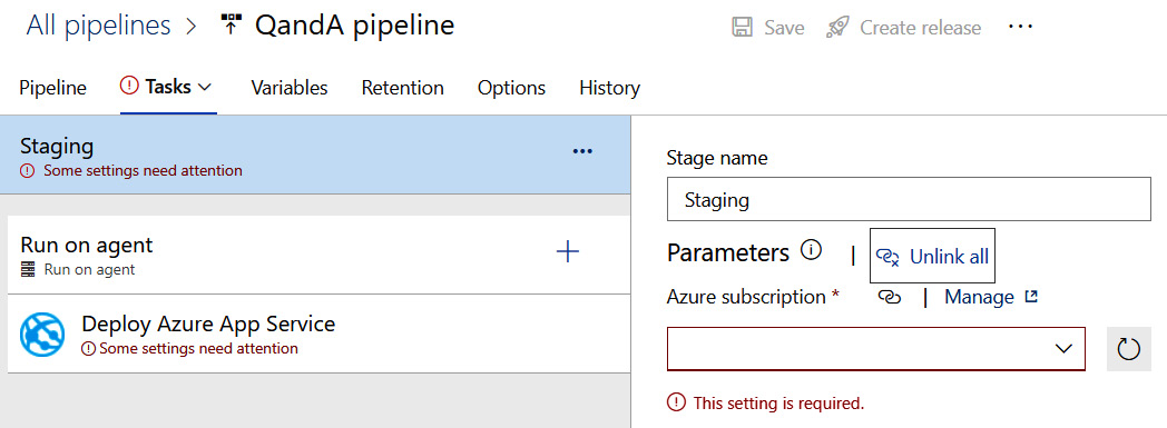 Figure 15.17 – Unlinking parameters 
