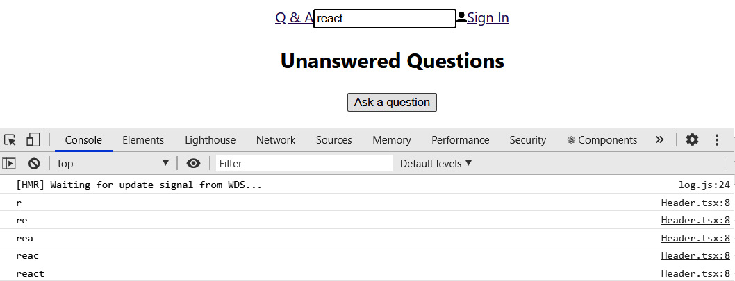 Figure 3.18 – Change event 