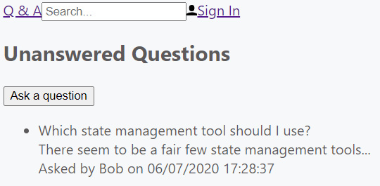 Figure 4.2 – App component styled with CSS 