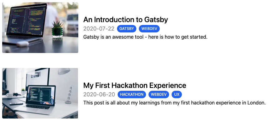 Figure 13.2 – Blog page in English 