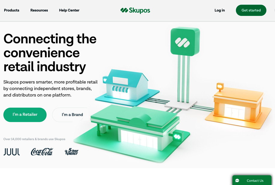 Figure 1.3 – The Skupos website 