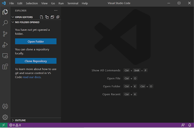 Figure 6.3 – VS Code workbench 