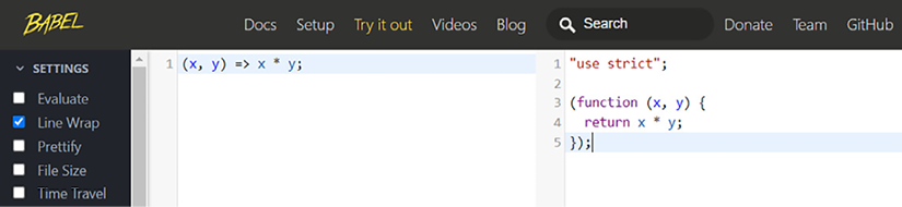 Figure 7.5 – Babel 