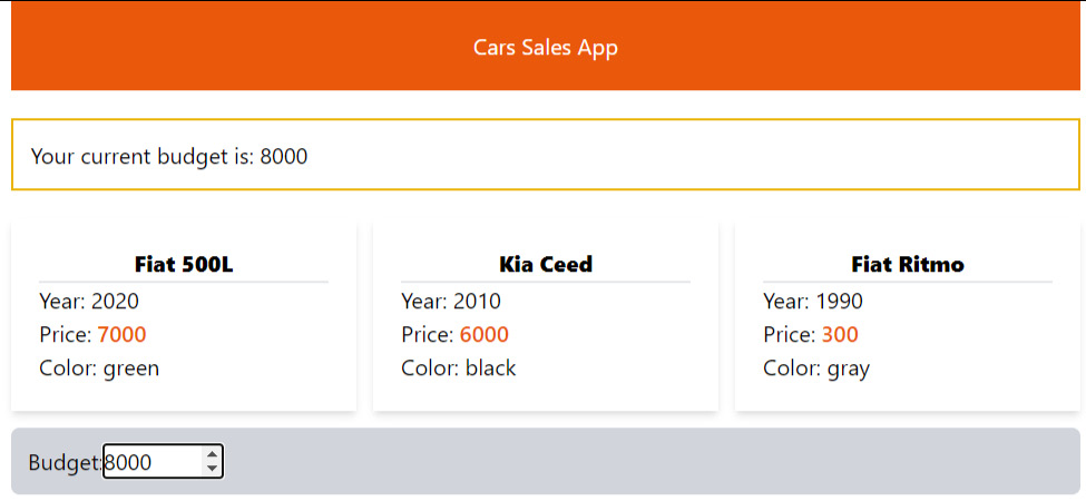 Figure 4.3 – Our minimal React Tailwind page 