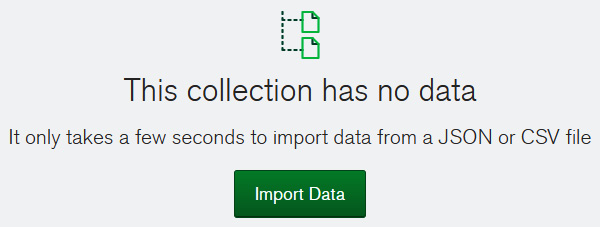 Figure 2.17 – The Import Data button in Compass 