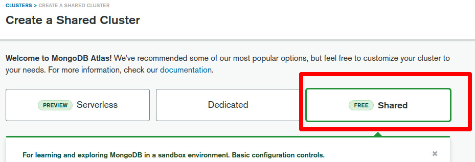 Figure 2.9 – Atlas deployment options 