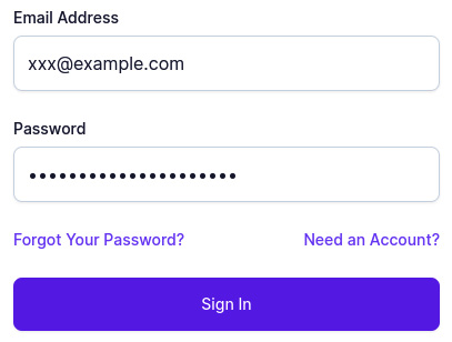 Figure 13.3 – A screenshot of the Fly.io login form 