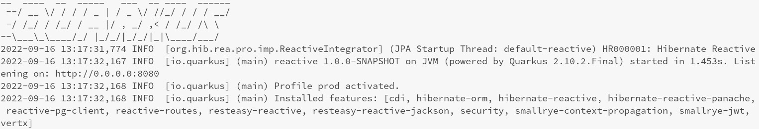 Figure 11.6 – A screenshot of the application’s execution log 