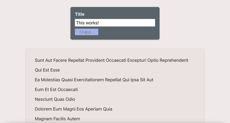 Figure 8.11: The final user interface 