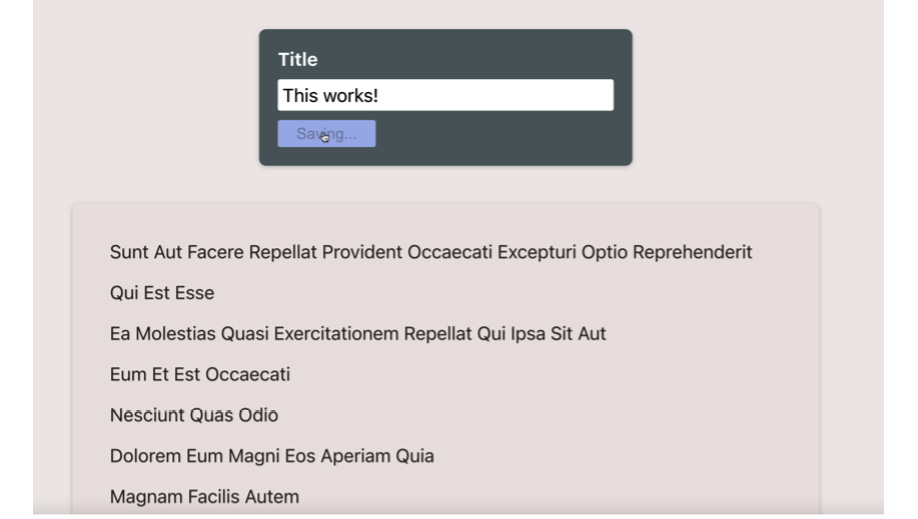 Figure 8.9: The final user interface 