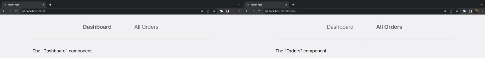 Figure 12.7: Both route components share the same layout 