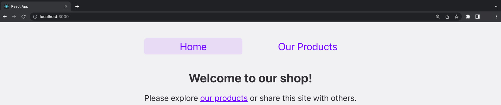 Figure 12.12: The final welcome page 