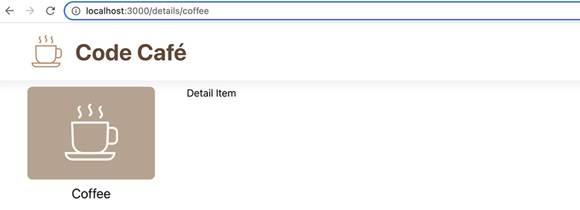“Detail Item” text rendering in the browser