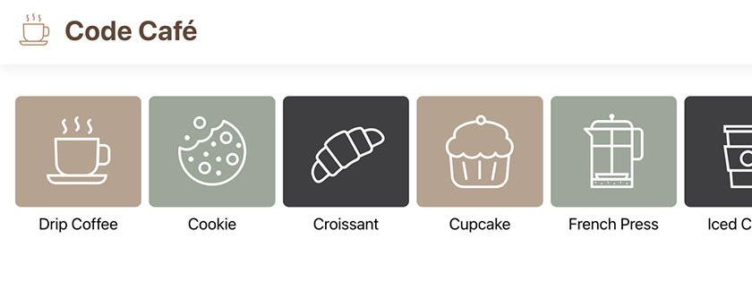 Code Café at the end of this chapter