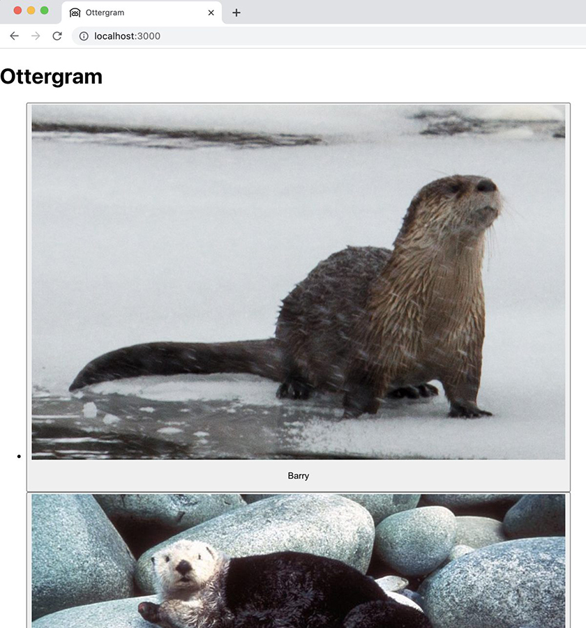 A list of otters