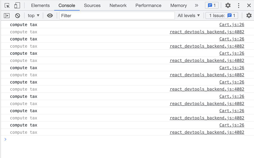 Viewing the compute tax logs