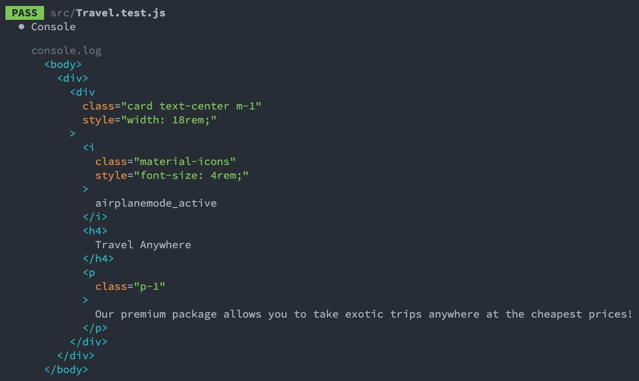 Figure 2.6 – Travel DOM debug 