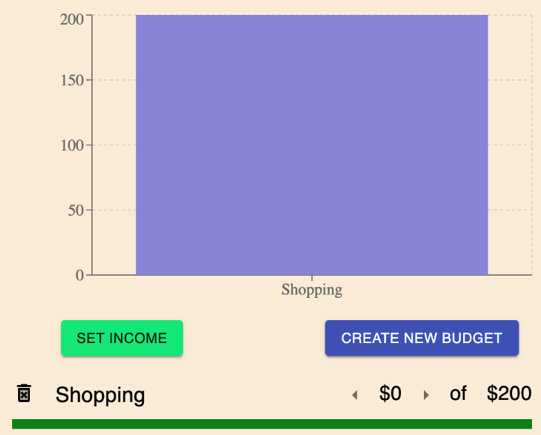 Figure 5.4 – Budget category details 
