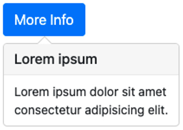 Figure 6.17 – The Popover component 