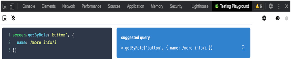 Figure 6.24 – The Testing Playground Chrome extension 