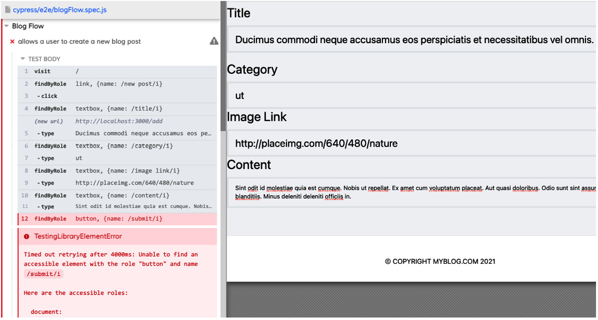 Figure 7.14 – Blog Flow add page input element refactor 