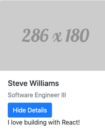 Figure 1.2 – Profile component 