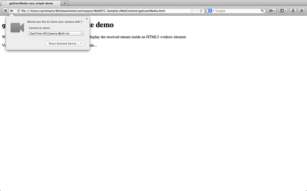 First example in Firefox