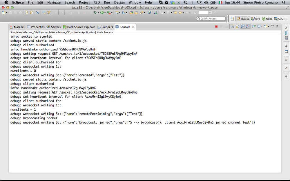 Signaling server managing joiner’s request