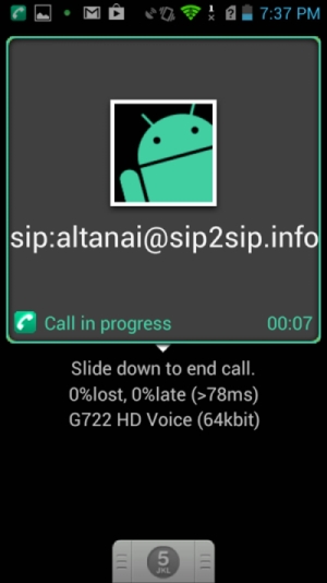 Android phone's/tablet's SIP applications capable of interacting with WebRTC clients