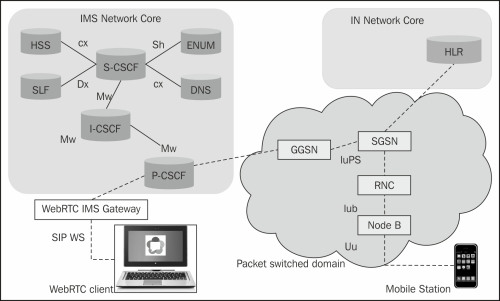 IMS connectivity to Gateway GPRS Support Node