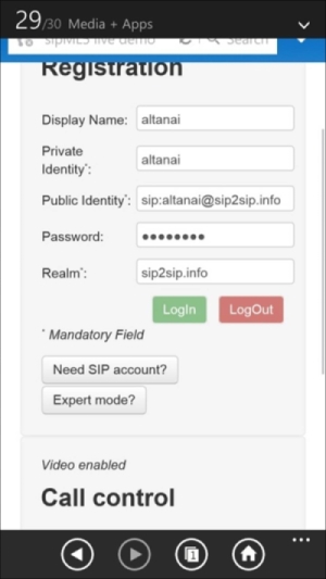 Windows OS for mobiles