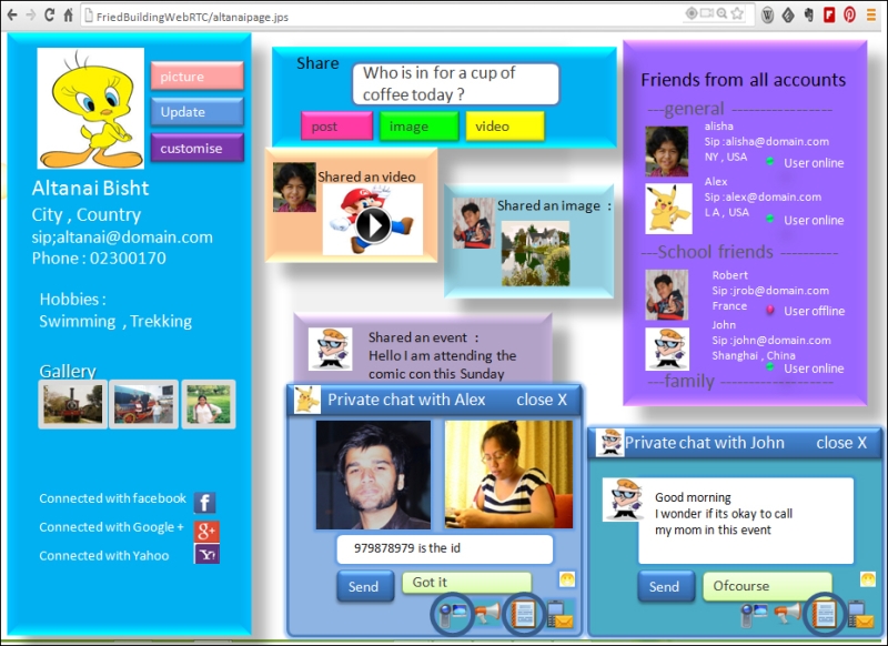 Social networking platforms