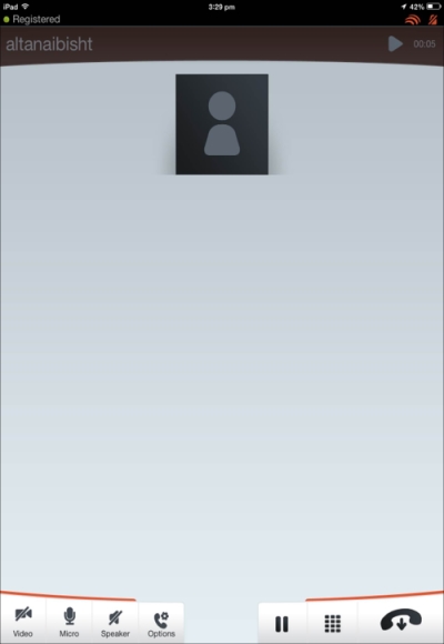 iPhone/iPad IP applications interacting with WebRTC clients