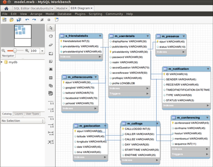 The Entity Relationship model