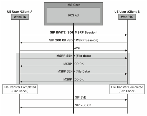 File transfer over MSRP