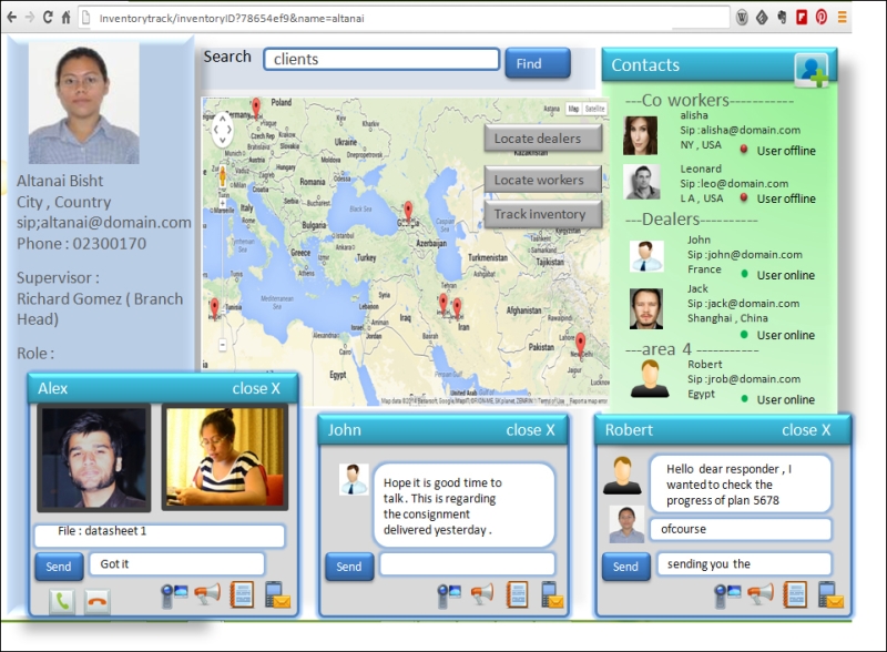 Branches and back office communications