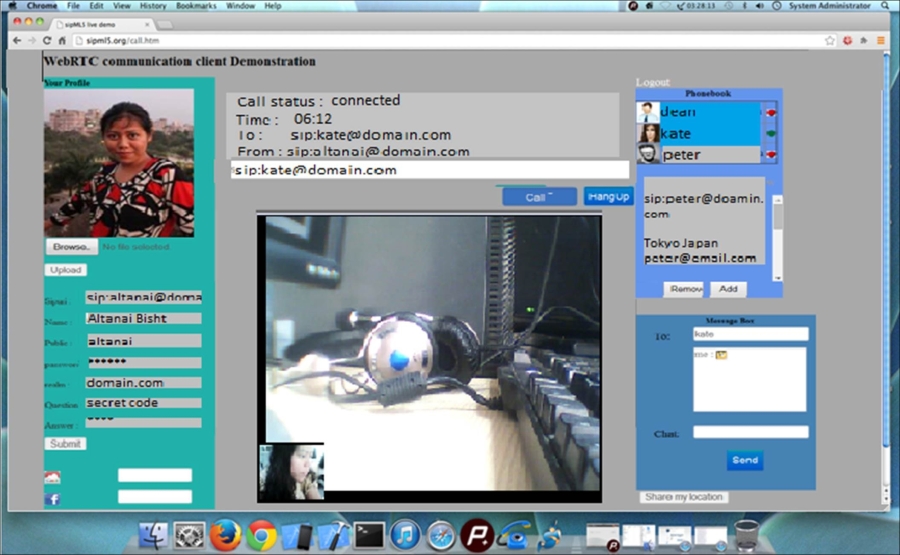 Native browser support for WebRTC clients