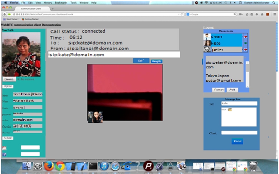 Native browser support for WebRTC clients