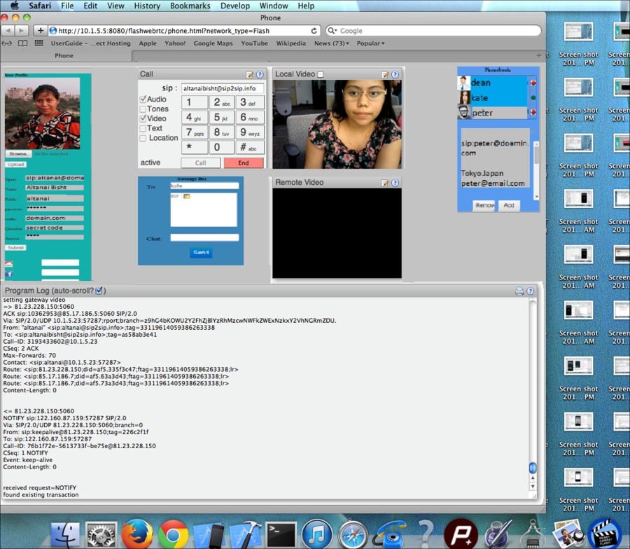 WebRTC unsupported browsers interacting with WebRTC client